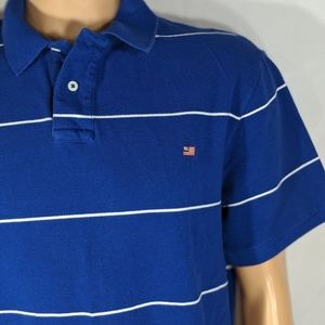 3/$20 Blue Striped Ralph Lauren Polo Shirt